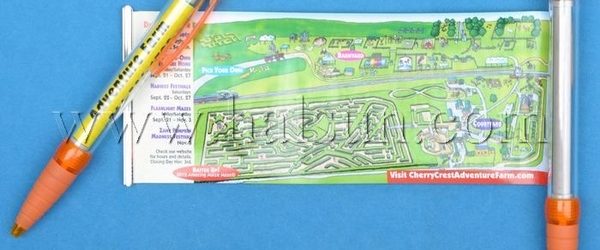 custom map pens,scroll map pens,banner map pens